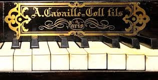 Cartouche de la console des claviers de l’orgue de tribune de Notre-Dame de Recouvrance d’Orléans